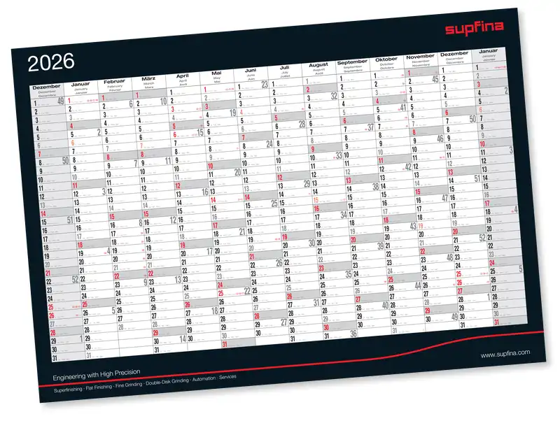 Der Supfna Jahresplaner 2026