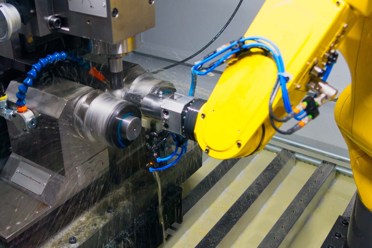 Machining with cup wheel
