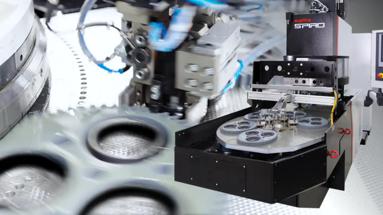 Automatisches Teilehandling  für die Spiro Serie