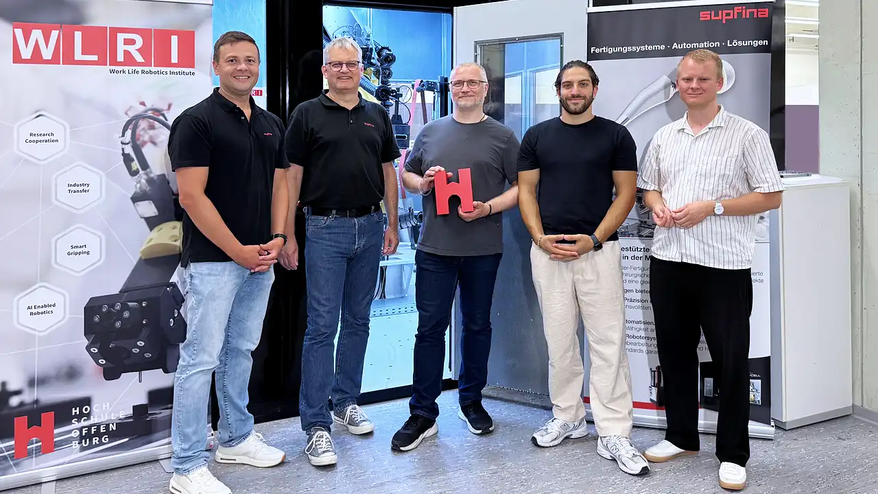 Supfina und Hochschule Offenburg stärken Zusammenarbeit im Bereich Robotik